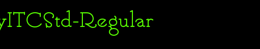 PhotoplayITCStd-Regular_英文字体