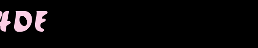 Pilot-4DE_英文字体