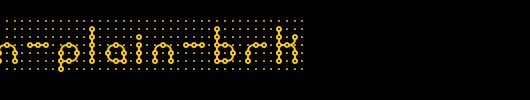 Pindown-Plain-BRK_英文字体