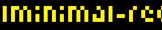 Pixelminimal-Regular.ttf