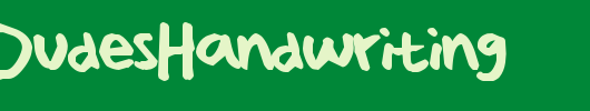 PizzaDudesHandwriting_英文字体