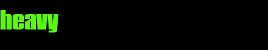 Plakette-Heavy_英文字体