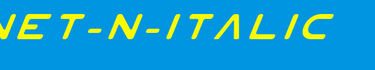 Planet-N-Italic_英文字体