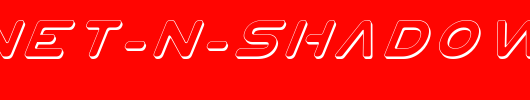 Planet-N-Shadow-Italic_英文字体
