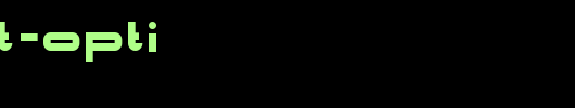 Planet-Opti_英文字体