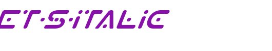 Planet-S-Italic_英文字体