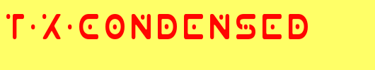 Planet-X-Condensed_英文字体