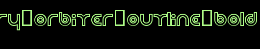 Planetary-Orbiter-Outline-Bold_英文字体