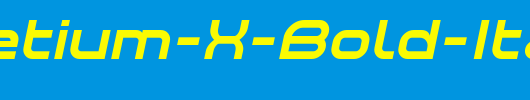 Planetium-X-Bold-Italic-Demo_英文字体