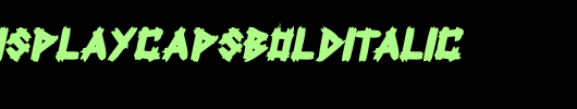 PlanksDisplayCaps-Bold-Italic_英文字体