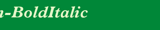 Plantin-BoldItalic_英文字体