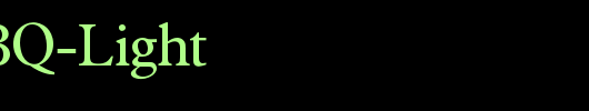 PlantinBQ-Light_英文字体