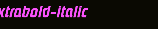 PloverExtrabold-Italic.ttf