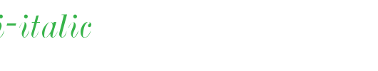 Polar-SSi-Italic_英文字体