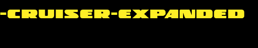 Police-Cruiser-Expanded.ttf