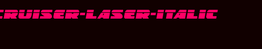 Police-Cruiser-Laser-Italic.ttf