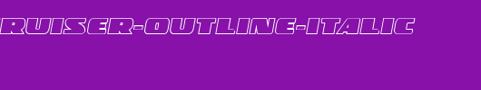 Police-Cruiser-Outline-Italic.ttf