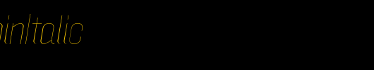 Politica-ThinItalic_英文字体