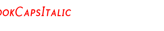 PolymerBookCapsItalic_英文字体