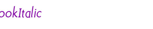 PolymerBookItalic_英文字体