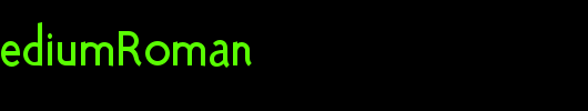 PolymerMediumRoman_英文字体