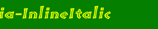 Pompeia-InlineItalic_英文字体