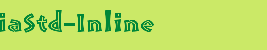 PompeiaStd-Inline_英文字体