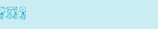 PopUpFontio_英文字体