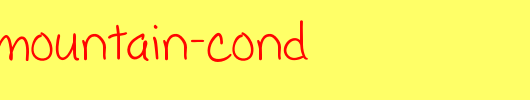 PopcornMountain-Cond.otf