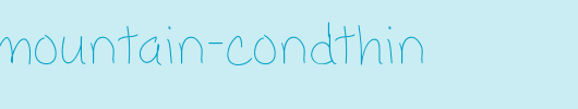PopcornMountain-CondThin.otf