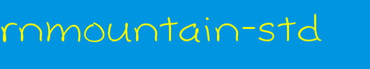 PopcornMountain-Std.otf