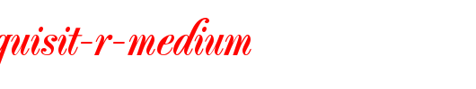Poppl-Exquisit-R-Medium_英文字体
