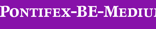 Poppl-Pontifex-BE-Medium-with-Small-Caps_英文字体