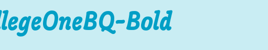 PopplCollegeOneBQ-Bold_英文字体