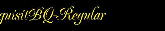 PopplExquisitBQ-Regular_英文字体