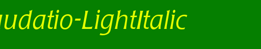 PopplLaudatio-LightItalic_英文字体