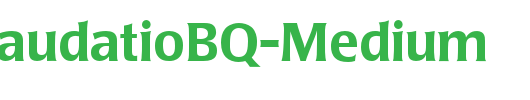 PopplLaudatioBQ-Medium_英文字体