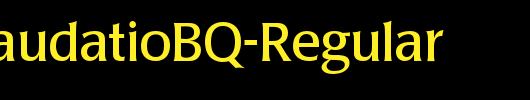 PopplLaudatioBQ-Regular_英文字体