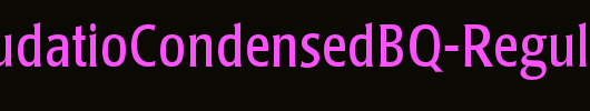 PopplLaudatioCondensedBQ-Regular_英文字体