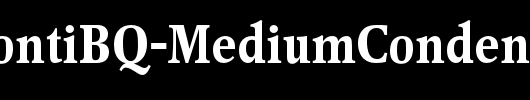 PopplPontiBQ-MediumCondensed_英文字体
