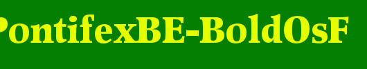 PopplPontifexBE-BoldOsF_英文字体