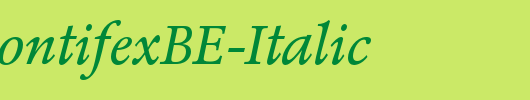 PopplPontifexBE-Italic_英文字体