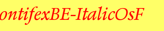 PopplPontifexBE-ItalicOsF_英文字体