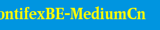 PopplPontifexBE-MediumCn_英文字体