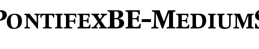 PopplPontifexBE-MediumSC_英文字体
