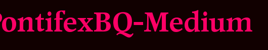 PopplPontifexBQ-Medium_英文字体