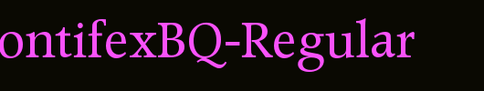 PopplPontifexBQ-Regular_英文字体