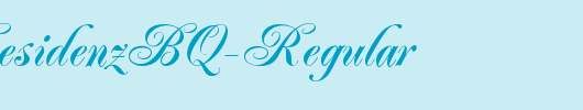 PopplResidenzBQ-Regular_英文字体