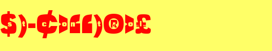 Populist-Control_英文字体
