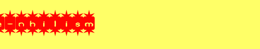 Positive-Nhilism_英文字体